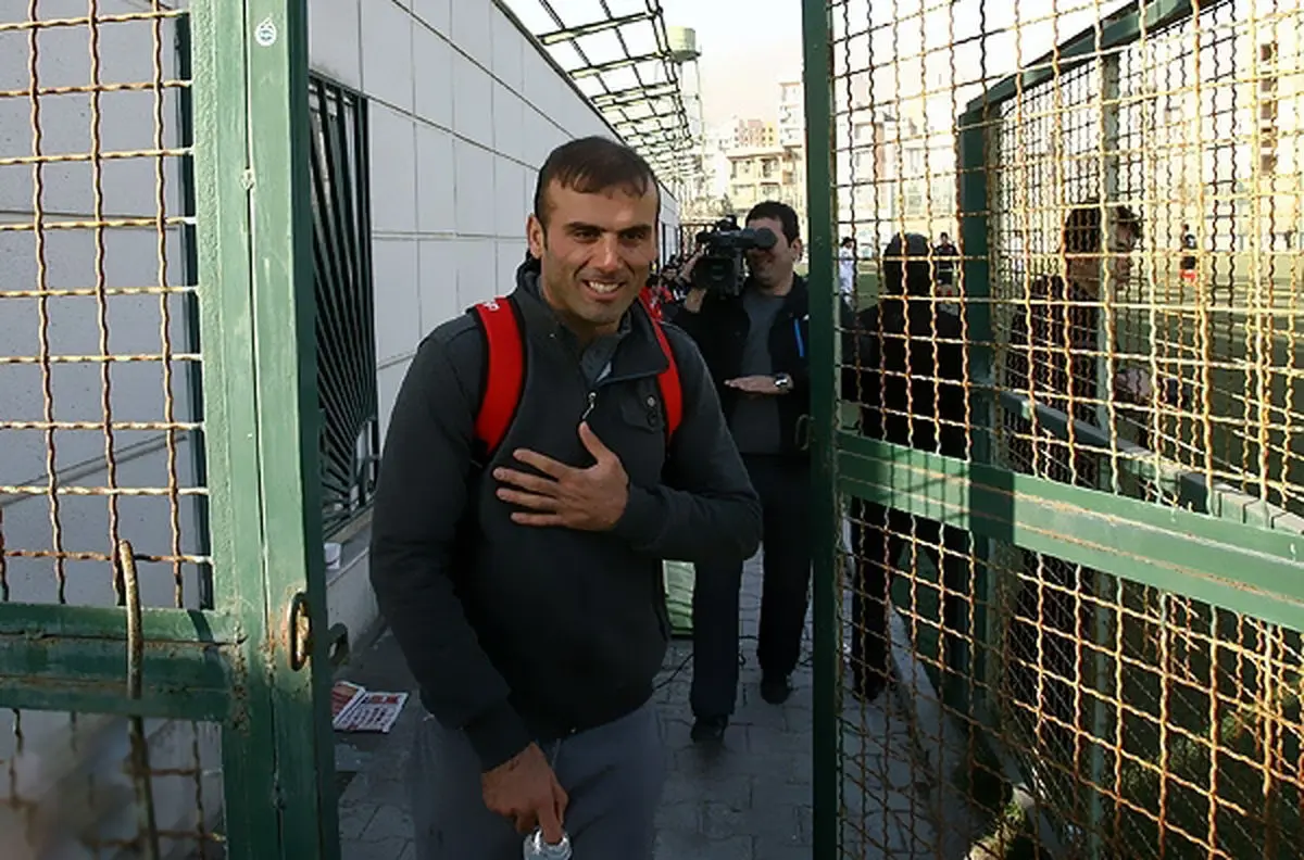 سیدجلال حسینی در تمرین نفت تهران حاضر شد