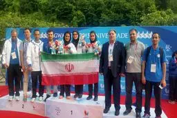 گزارش ویژه:: بهترین نتیجه تاریخ ورزش ایران در بازی‌های یونیورسیاد؛ کاروان ایران نهم شد