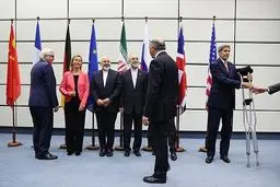 وزرای خارجه ایران و  ۱+۵ عکس یادگاری گرفتند