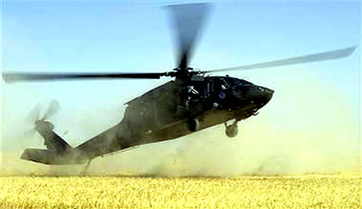 بخشی از بالگرد سقوط کرده در خلیج فارس پیدا شد