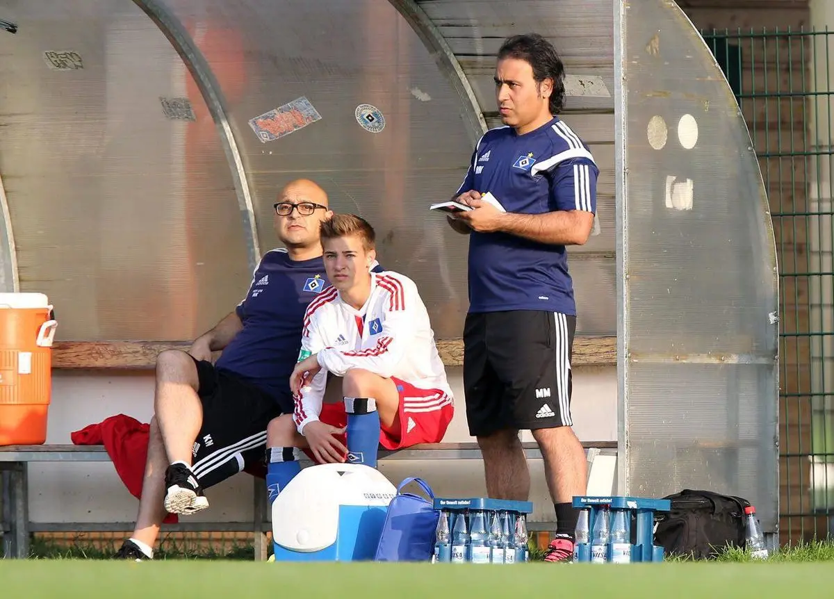 گزارش تصویری:: مهدوی‌کیا، مربی تیم‌های پایه هامبورگ