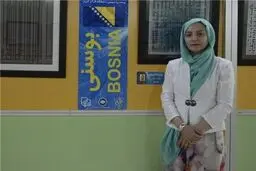 نقاش بوسنیایی: عاشق ایران و هنر اسلامی آن هستم