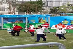 تیم تیراندازی با کمان از رسیدن به مدال بازماند