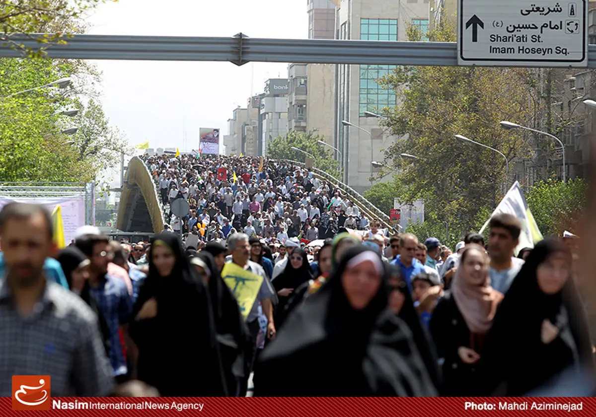 "روز قدس روز فریاد علیه مدعیان دروغین دفاع از حقوق بشر و مبارزه با تروریسم است"