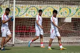 گزارش تصویری:: بختیار رحمانی، اولین تمرین خود با تراکتورسازی را انجام داد