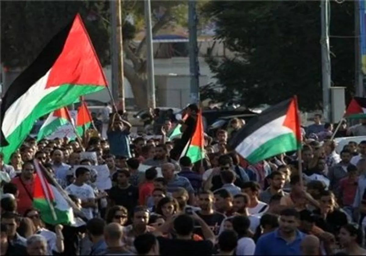 راهپیمایی روز  قدس  با شعار "قدس قبله جهاد"در دمشق