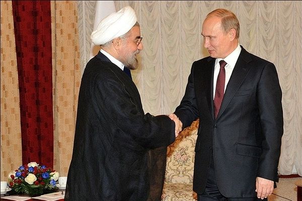 روسای جمهور ایران و روسیه با هم دیدار کردند