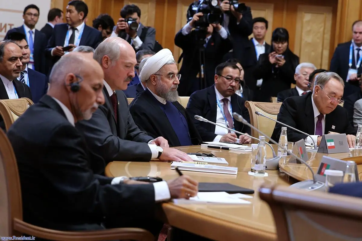 متن سخنان رئیس‌جمهور در نشست سران سازمان همکاری شانگهای منتشر شد