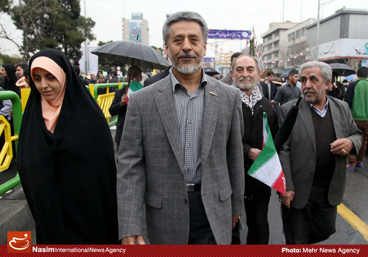 امیر سیاری و صادق خرازی به جمع راهپیمایان روز قدس پیوستند