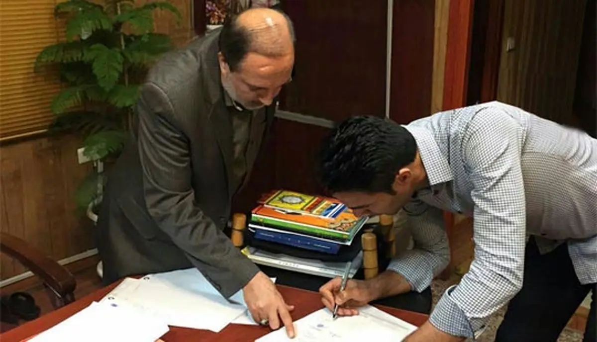 نکونام با سایپا قرارداد امضا کرد