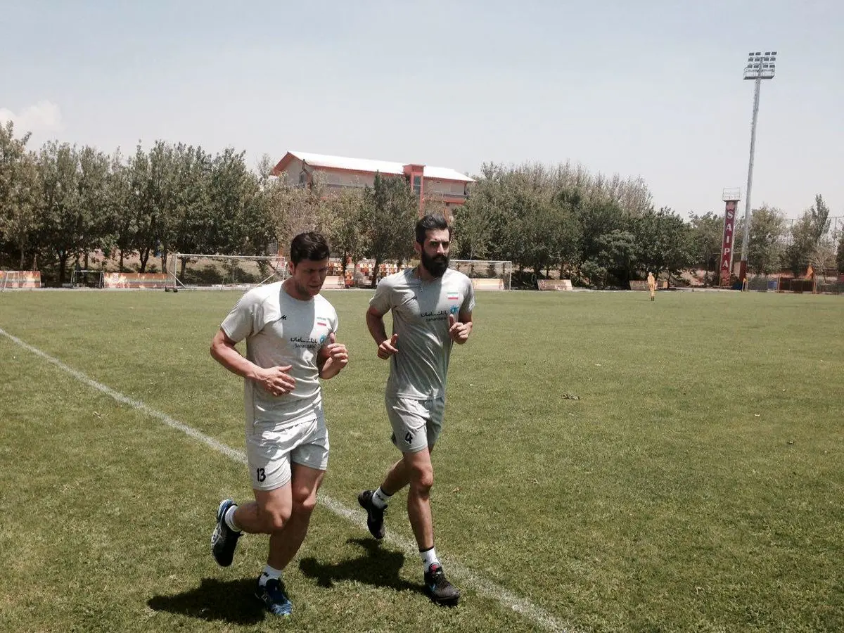 ویدئو: تمرین تیم ملی والیبال در زمین تیم فوتبال سایپا