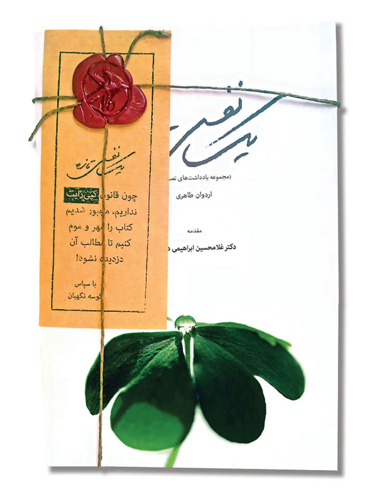 "یک نفس تازه" با مقدمه‌  "غلامحسین ابراهیمی دینانی" رونمایی می‌شود