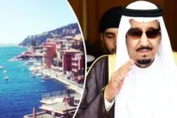 پادشاه عربستان برای تعطیلات با  هزار همراه وارد فرانسه شد