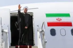 رئیس‌‌جمهور وارد سنندج  شد
