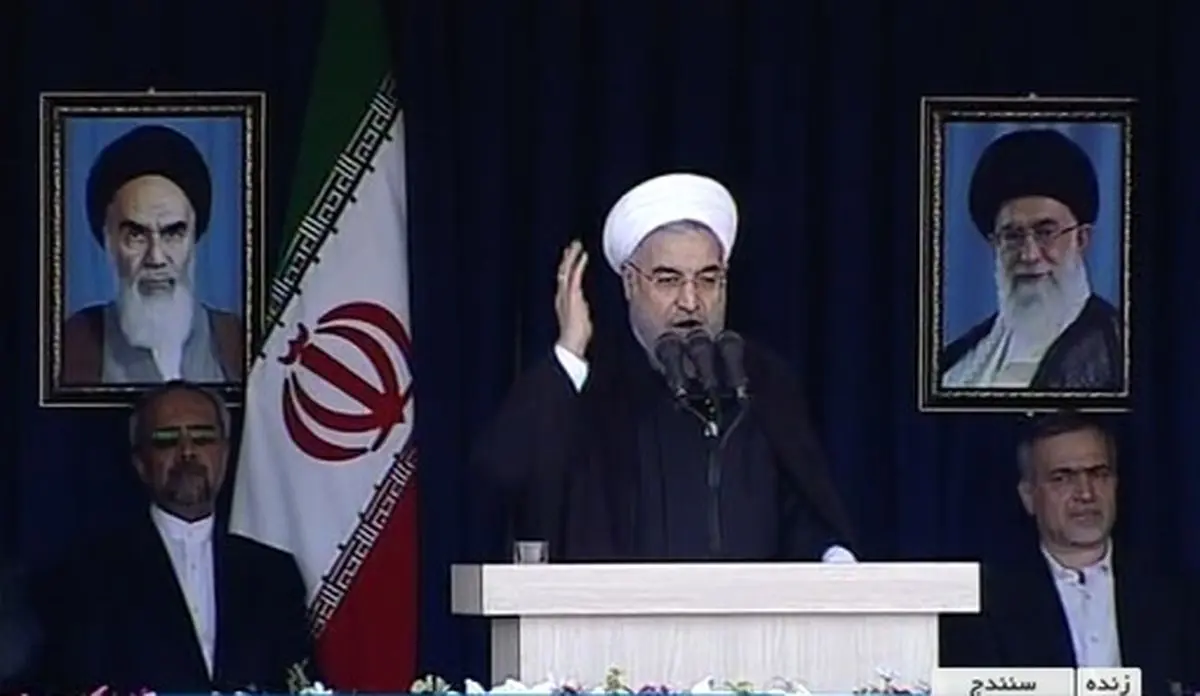 روحانی: ‫ به مسئولان آمریکا می‌گویم  اتاق سیاسی‌تان را خانه‌تکانی کنید