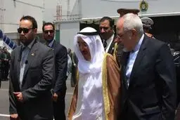 ظریف با امیر کویت دیدار کرد