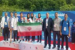 مراسم تقدیر از مدال آوران بیست و هشتمین دوره یونیورسیاد دانشجویان جهان آغاز شد
