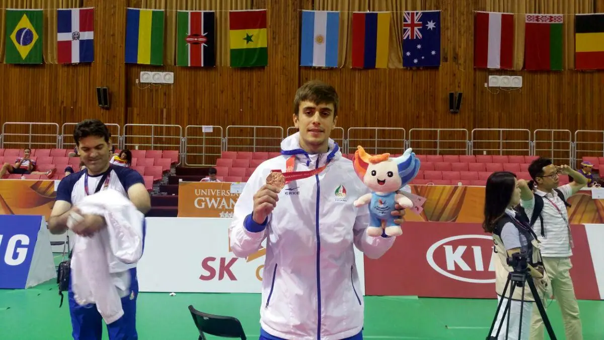 مدال‌آوران طلایی مسابقات یونیورسیاد پنج سکه طلا گرفتند