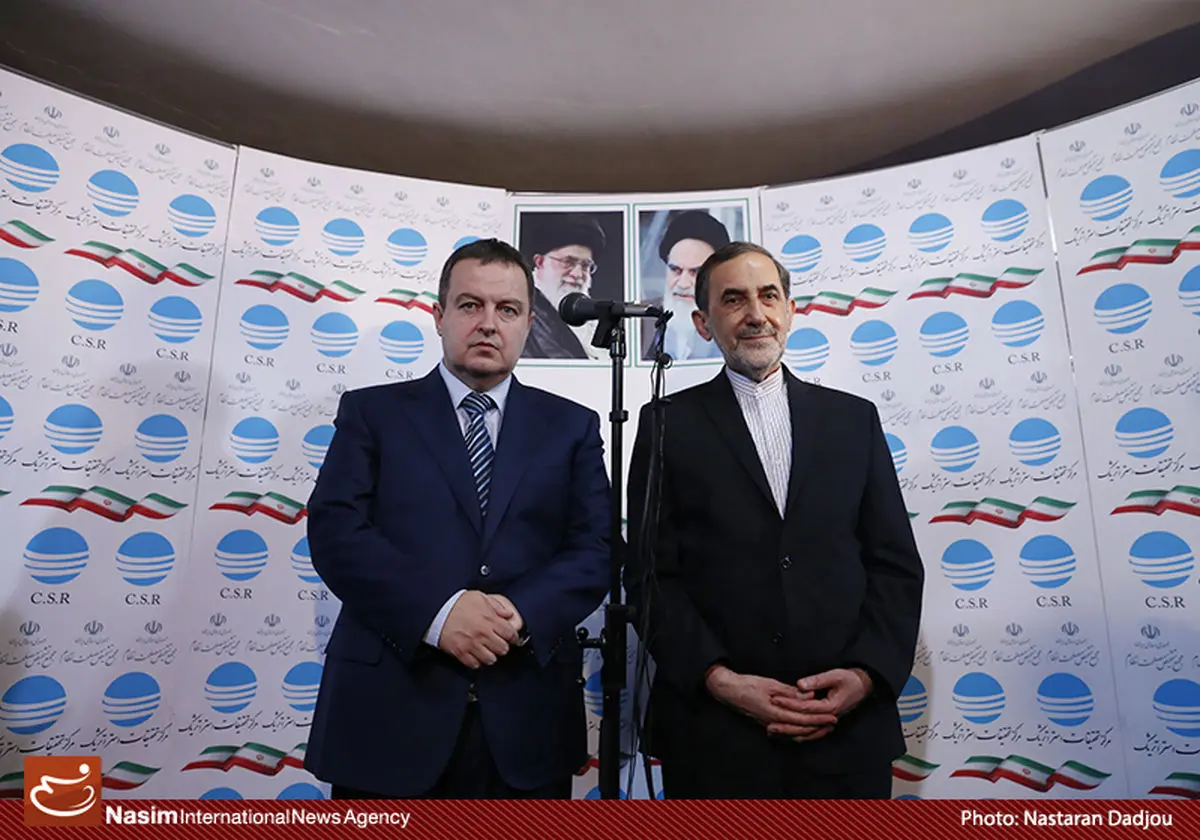 گزارش تصویری::      دیدار وزیر خارجه صربستان با ولایتی