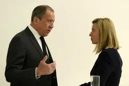 لاوروف و موگرینی دیدار کردند