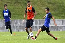 عکس خبری:: ستاره سابق بارسلونا با السد تمرین کرد