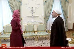 عکس خبری:: دیدار نماینده عالی اتحادیه اروپا با رئیس‌جمهور