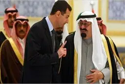 پادشاه عربستان و بشار اسد دیدار می‌کنند