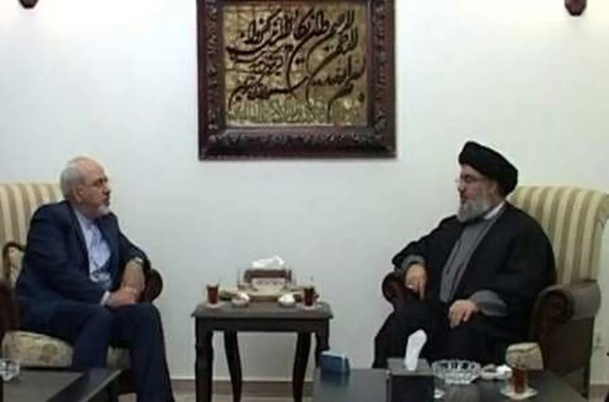 ظریف با  سید حسن نصرالله  دیدار کرد