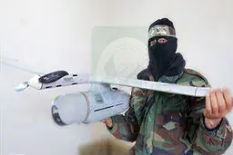 حماس یک پهپاد اسرائیلی را شکار کرد