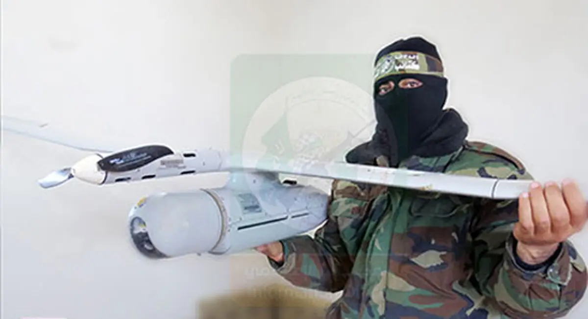 حماس یک پهپاد اسرائیلی را شکار کرد
