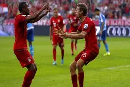 بایرن‌مونیخ بوندس‌لیگا را با آتش‌بازی آغاز کرد