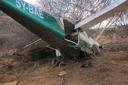 سقوط هواپیمای آموزشی در قزوین تلفات جانی نداشت