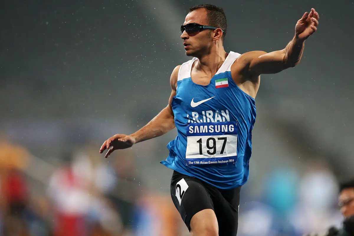 رضا قاسمی در گروه "یوسین بولت" ششم شد