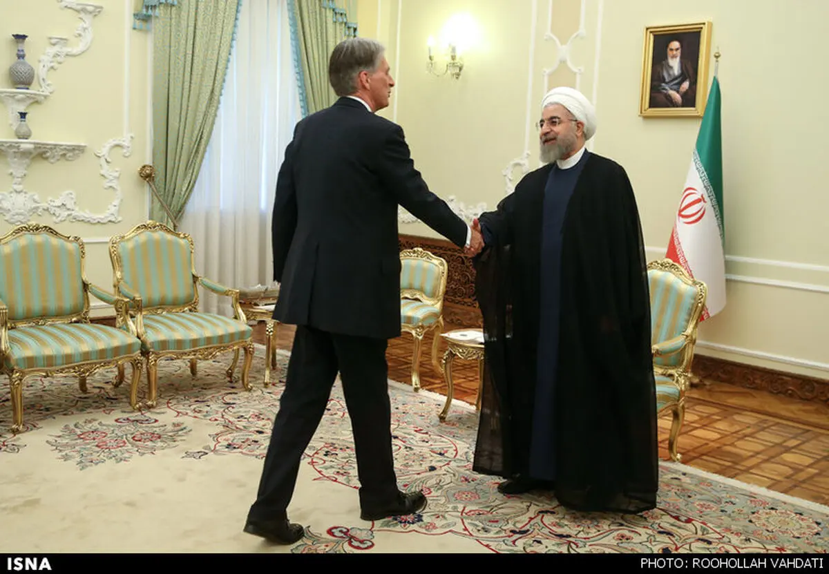 هاموند با روحانی دیدار کرد