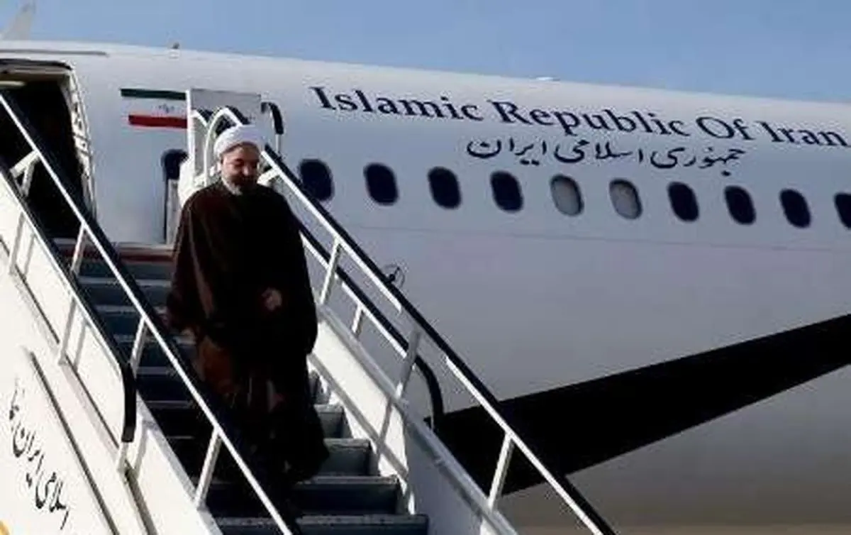 رئیس جمهور وارد همدان شد