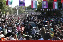 گزارش تصویری:: سفر رئیس‌جمهور به همدان