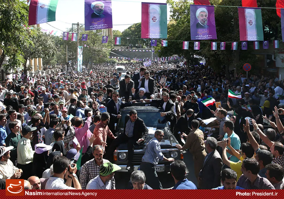 گزارش تصویری:: سفر رئیس‌جمهور به همدان