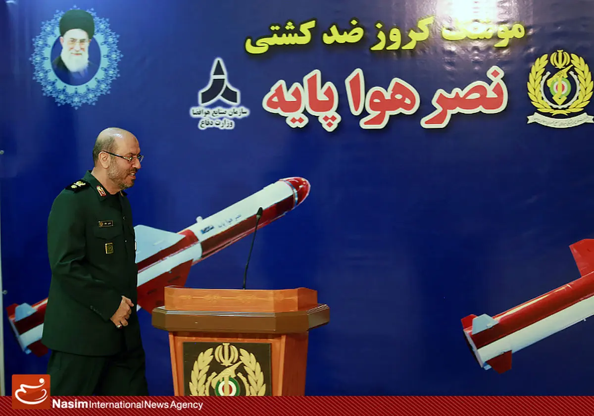 عکس خبری:: افتتاح خط تولید موشک کروز نصر با حضور وزیر دفاع