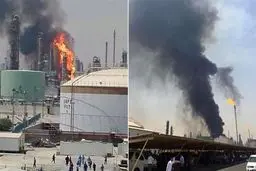 انفجار مهیب در پالایشگاه نفت کویت