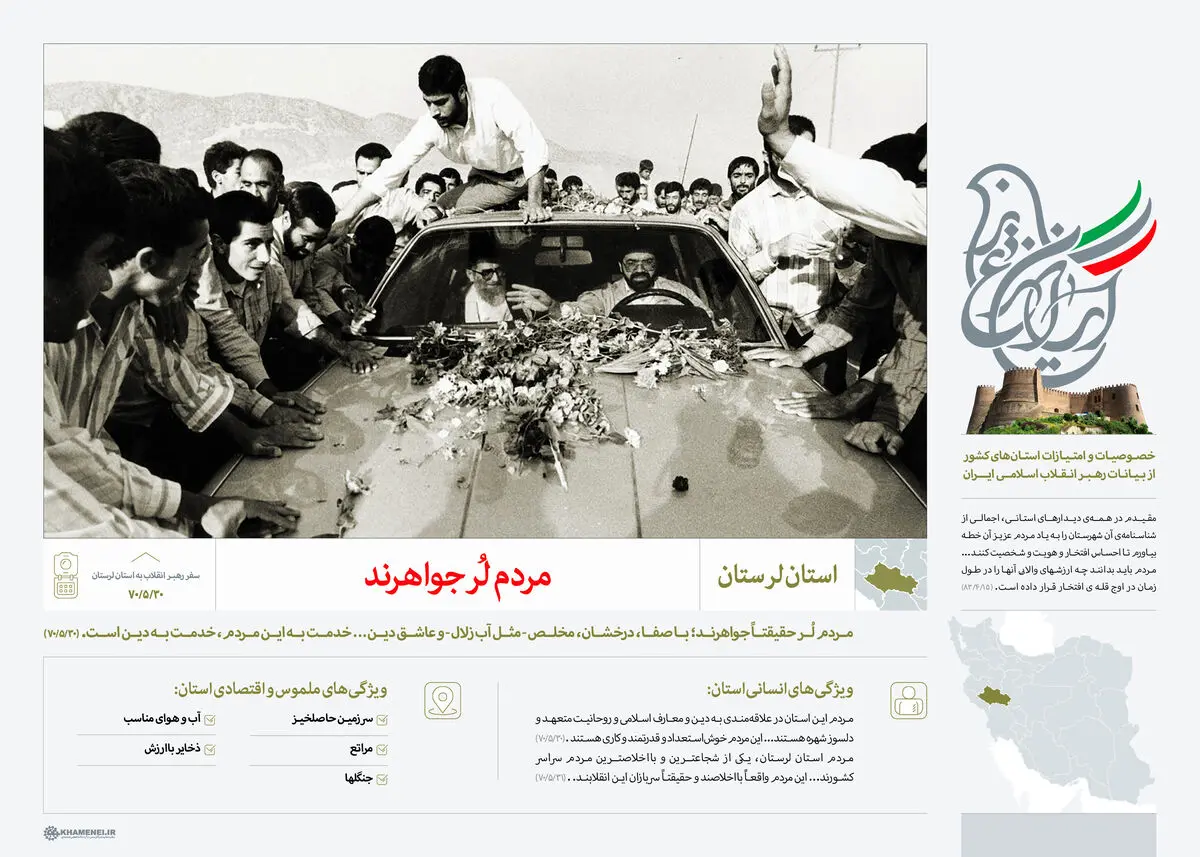 گرافیک:: مجموعه پوستر "ایران عزیز" - ۱. مردم لر جواهرند