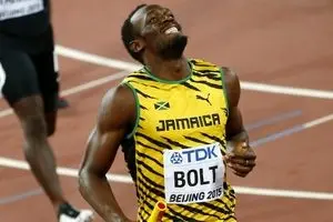 یوسین بولت سومین طلای خود در مسابقات قهرمانی جهان را کسب کرد