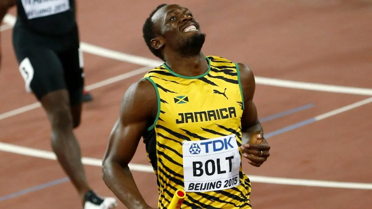یوسین بولت سومین طلای خود در مسابقات قهرمانی جهان را کسب کرد