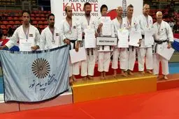 تیم منتخب کاراته شوکان ایران موفق به کسب دو نقره و دو برنز شد