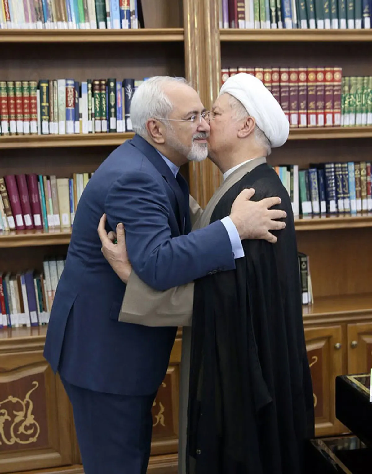 دیدار ظریف با هاشمی رفسنجانی