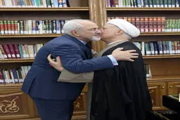 دیدار ظریف با هاشمی رفسنجانی