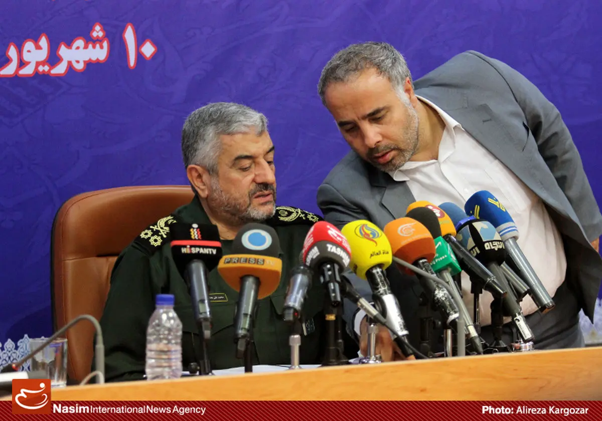 گزارش تصویری:: نشست خبری فرمانده کل سپاه پاسداران