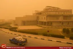 آلودگی هوا در پلدختر امروز ۱۲ برابر حد مجاز استاندارد است
