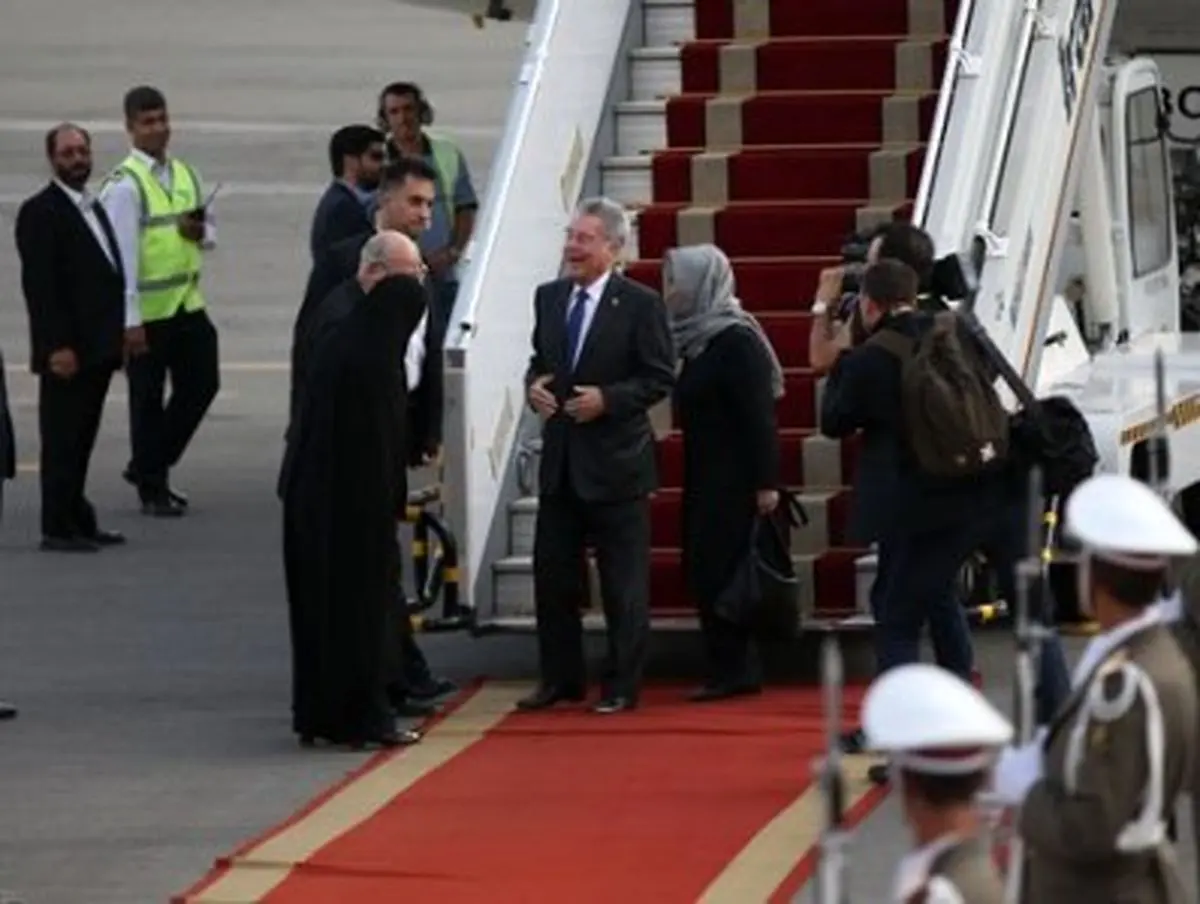 رئیس جمهور اتریش وارد اصفهان شد