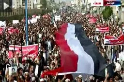 شعارهای مرگ بر آمریکا و مرگ بر اسرائیل در صنعا طنین انداز شد