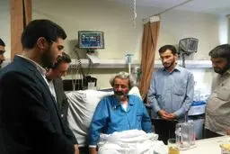 شورای مرکزی اتحادیه انجمن های اسلامی مستقل از سلیمی نمین عیادت کرد